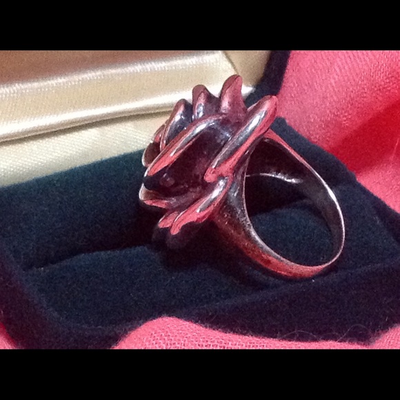 Sterling Silver Rose Size 8.5 Sex and the City - Picture 2 of 4